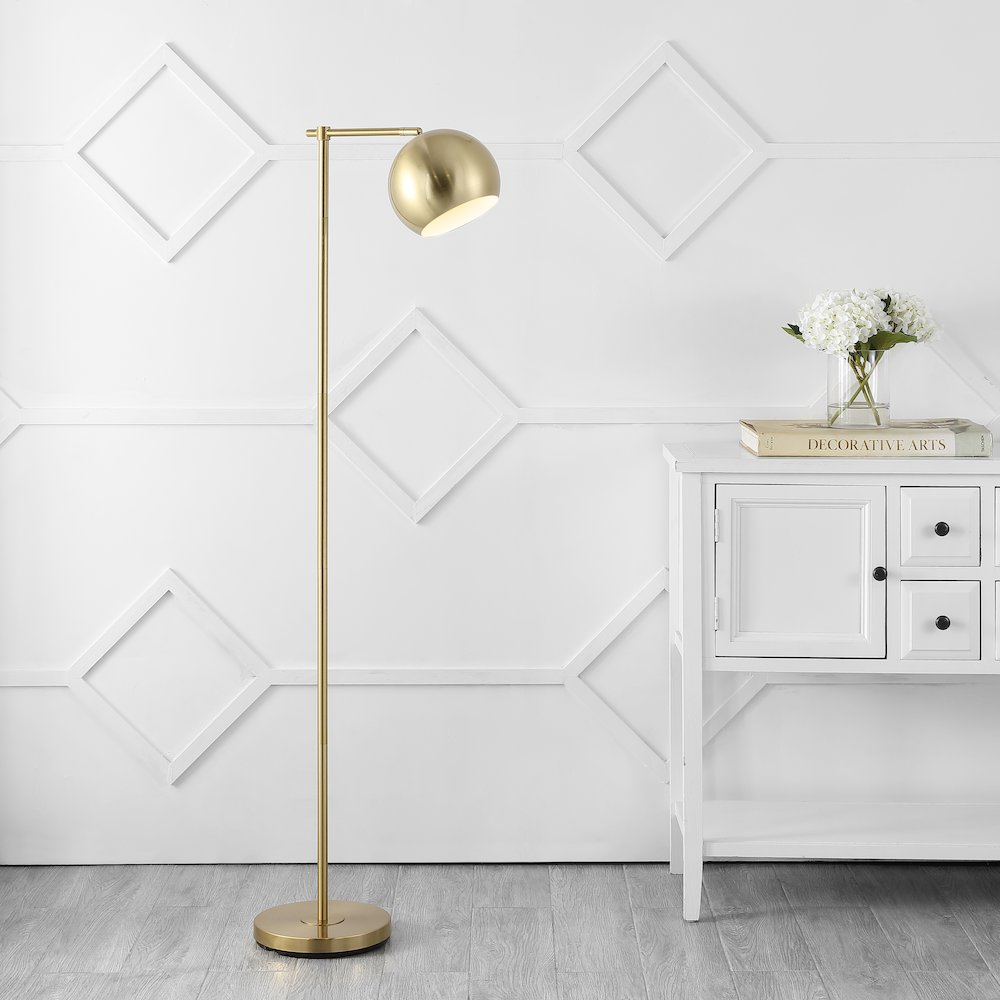 Eva Modern Contemporary Iron Led Floor Lamp. Picture 7