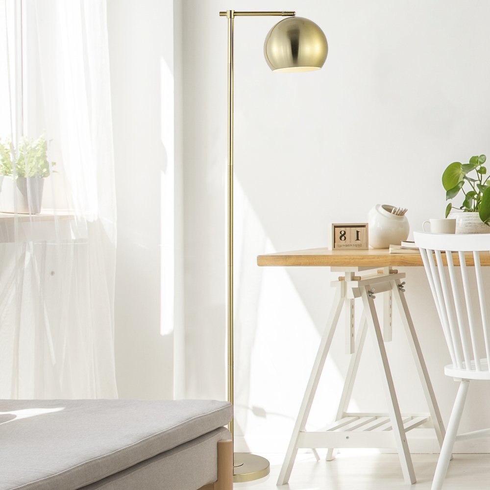 Eva Modern Contemporary Iron Led Floor Lamp. Picture 8