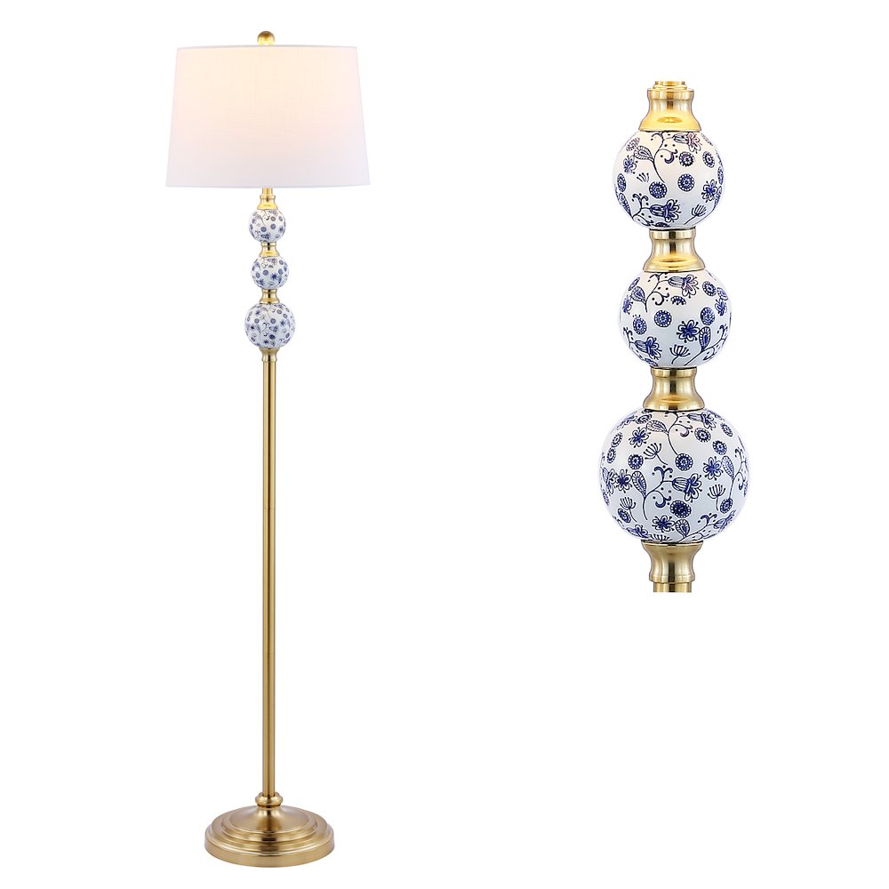 Tavira Classic Midcentury Iron Led Floor Lamp. Picture 6