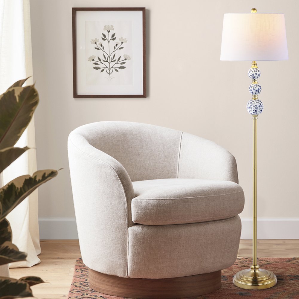 Tavira Classic Midcentury Iron Led Floor Lamp. Picture 8