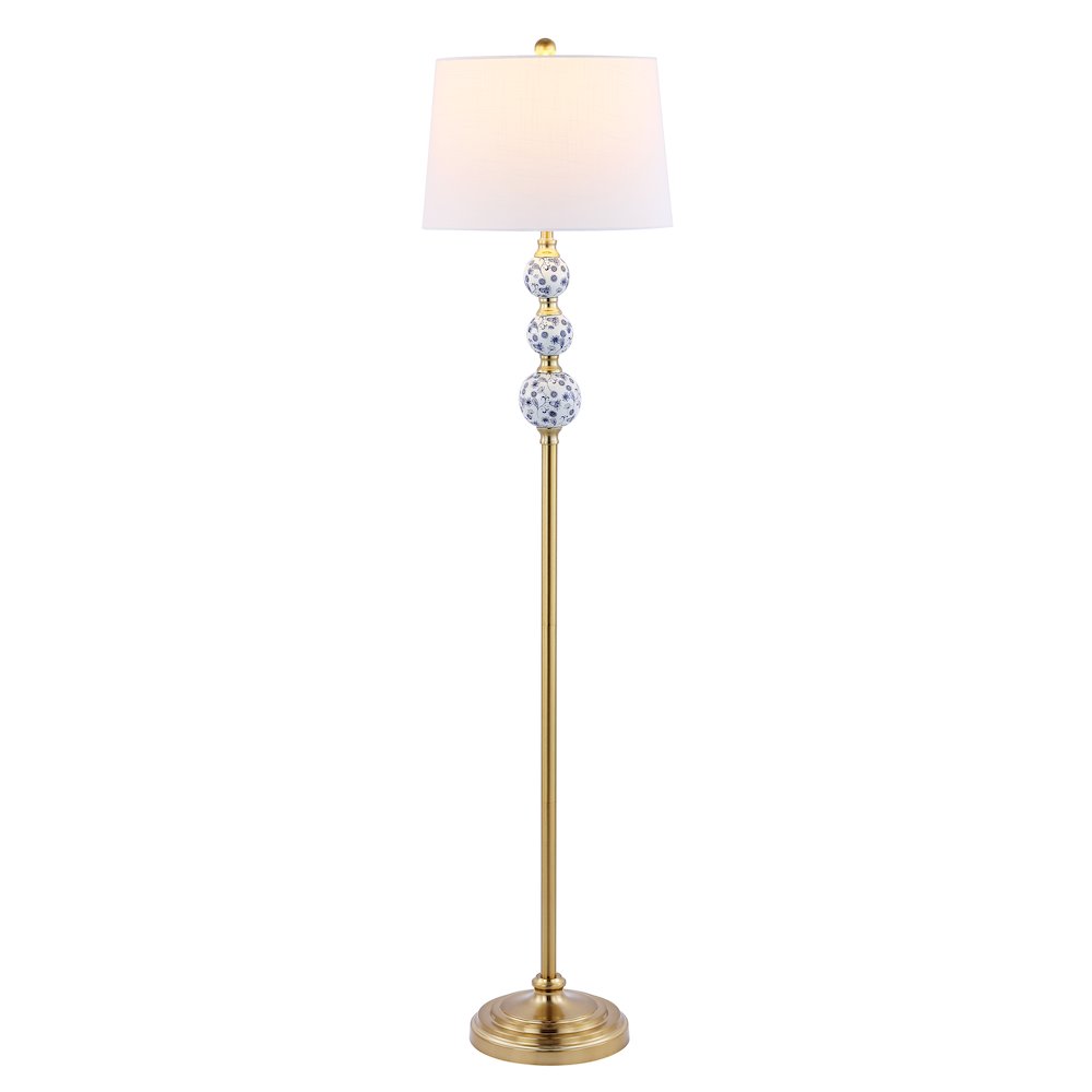 Tavira Classic Midcentury Iron Led Floor Lamp. Picture 1