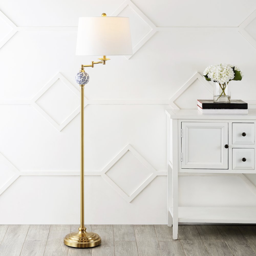 Aveiro Classic Midcentury Iron Led Floor Lamp. Picture 7