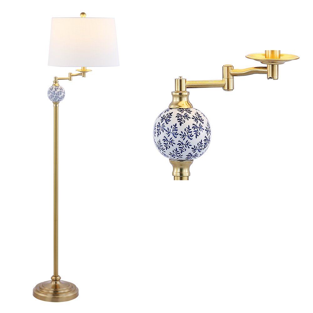 Aveiro Classic Midcentury Iron Led Floor Lamp. Picture 6