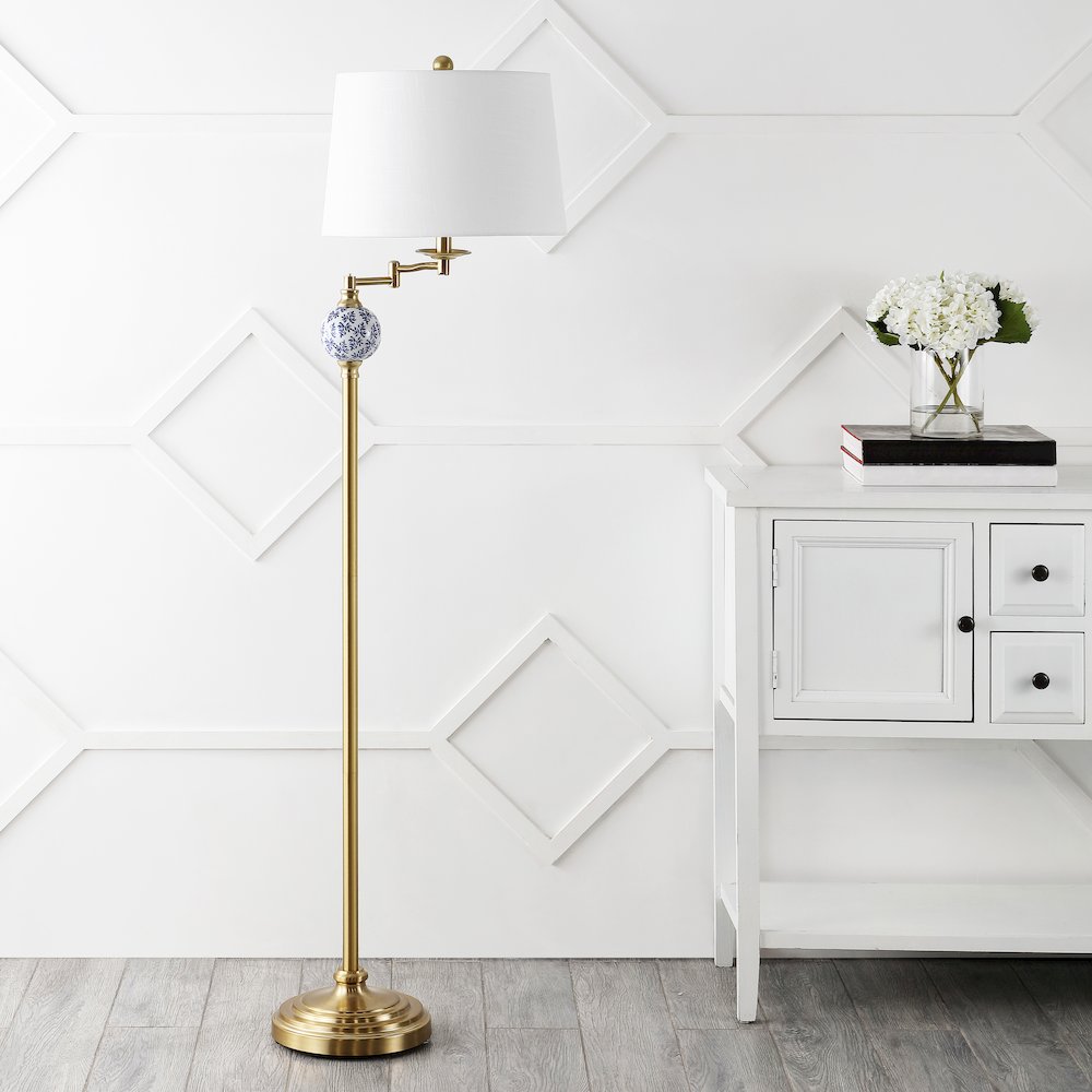 Aveiro Classic Midcentury Iron Led Floor Lamp. Picture 5