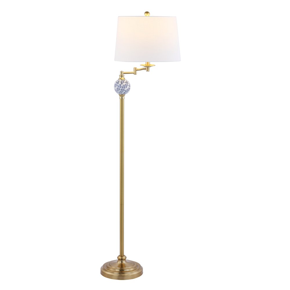 Aveiro Classic Midcentury Iron Led Floor Lamp. Picture 1