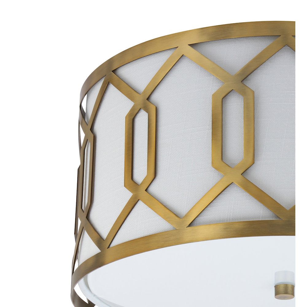 Hex Metal Led Flush Mount. Picture 3