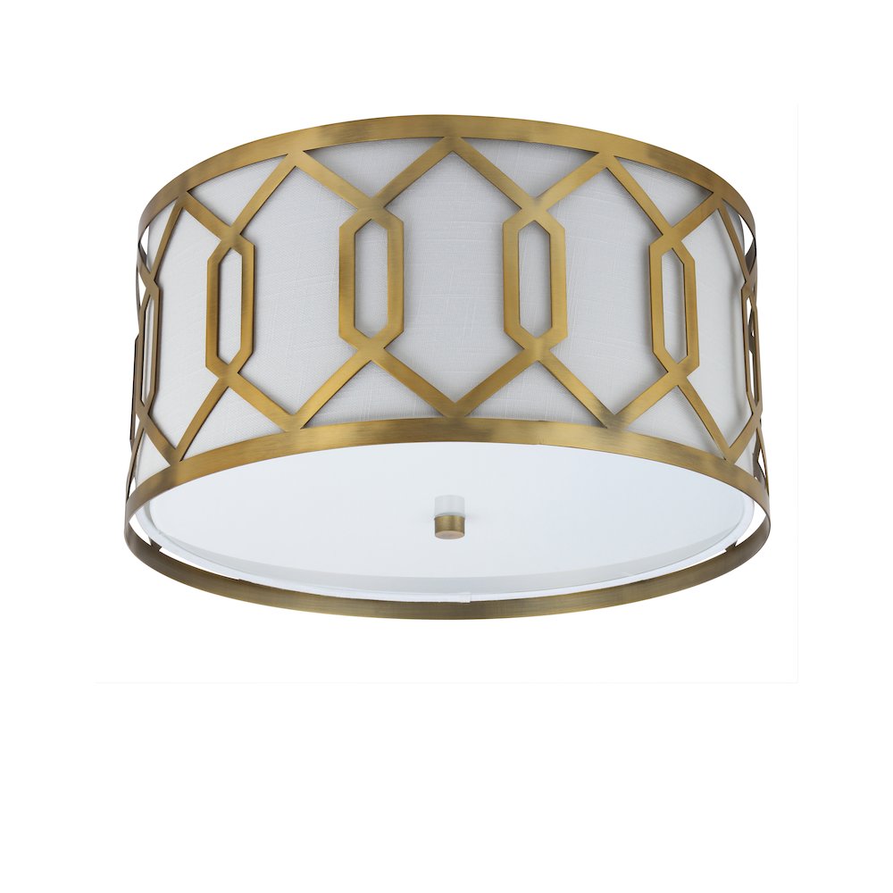 Hex Metal Led Flush Mount. Picture 2