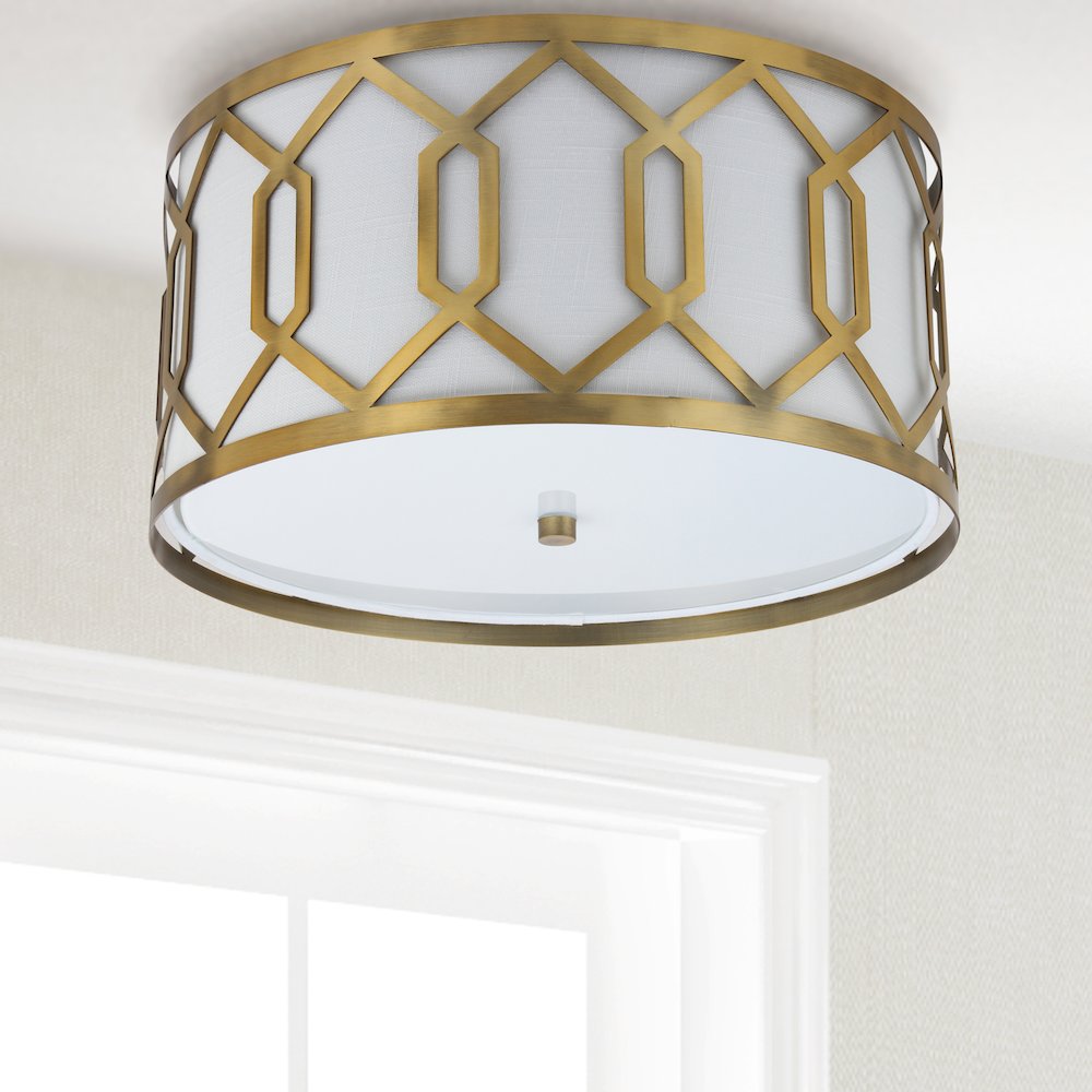 Hex Metal Led Flush Mount. Picture 5