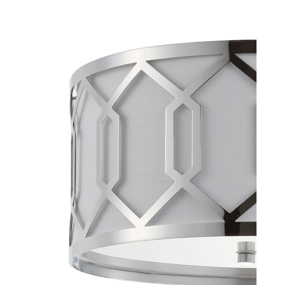 Hex Metal Led Flush Mount. Picture 3