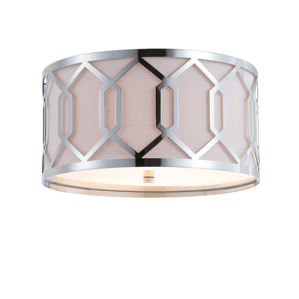 Hex Metal Led Flush Mount. Picture 1