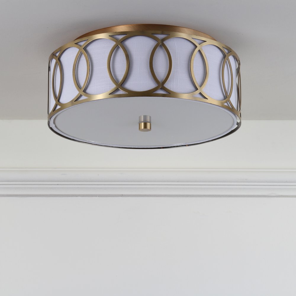 Aria Metal Led Flush Mount. Picture 5