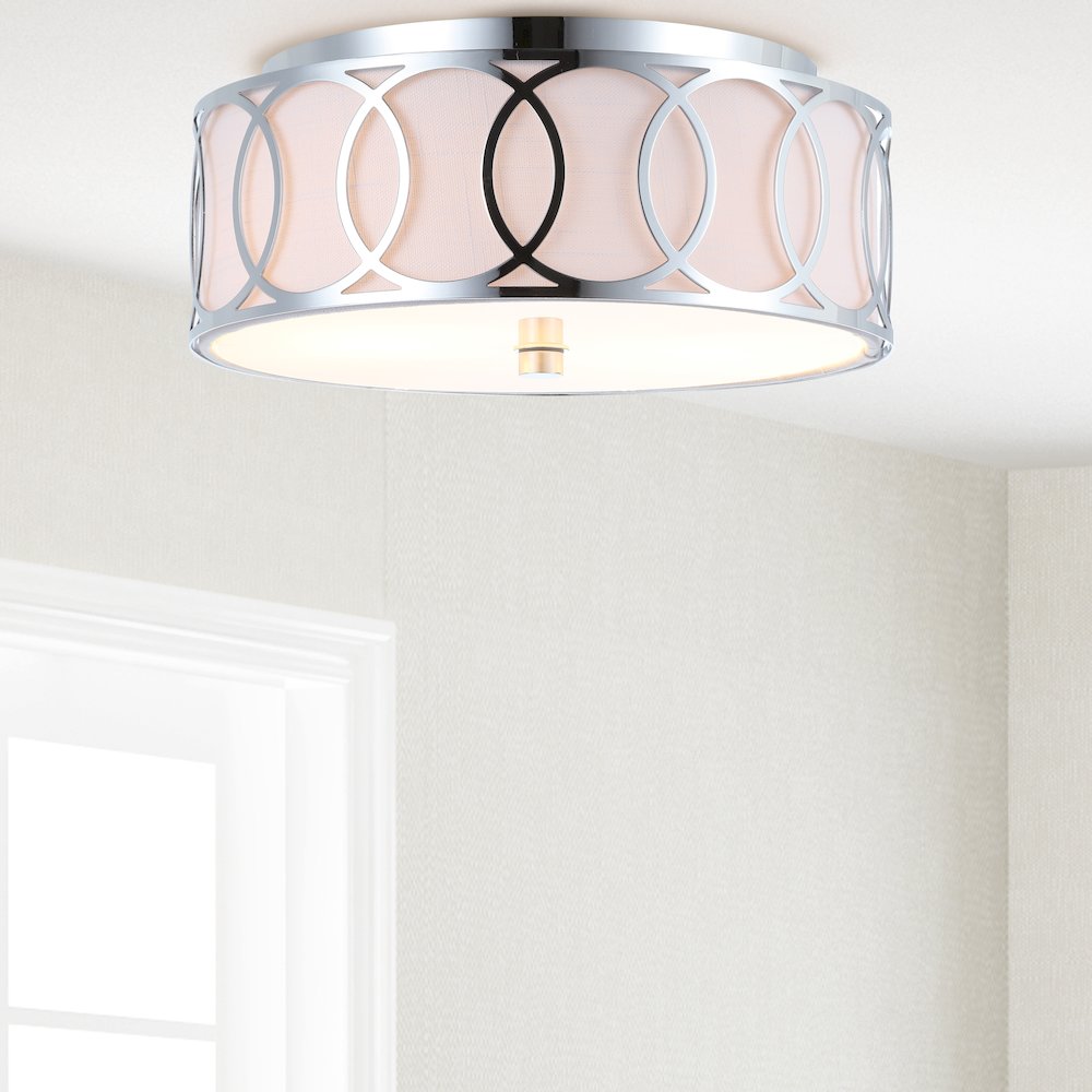 Aria Metal Led Flush Mount. Picture 4
