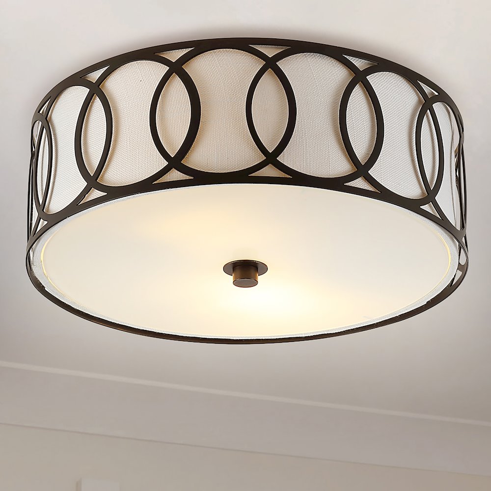 Aria Metal Led Flush Mount. Picture 8