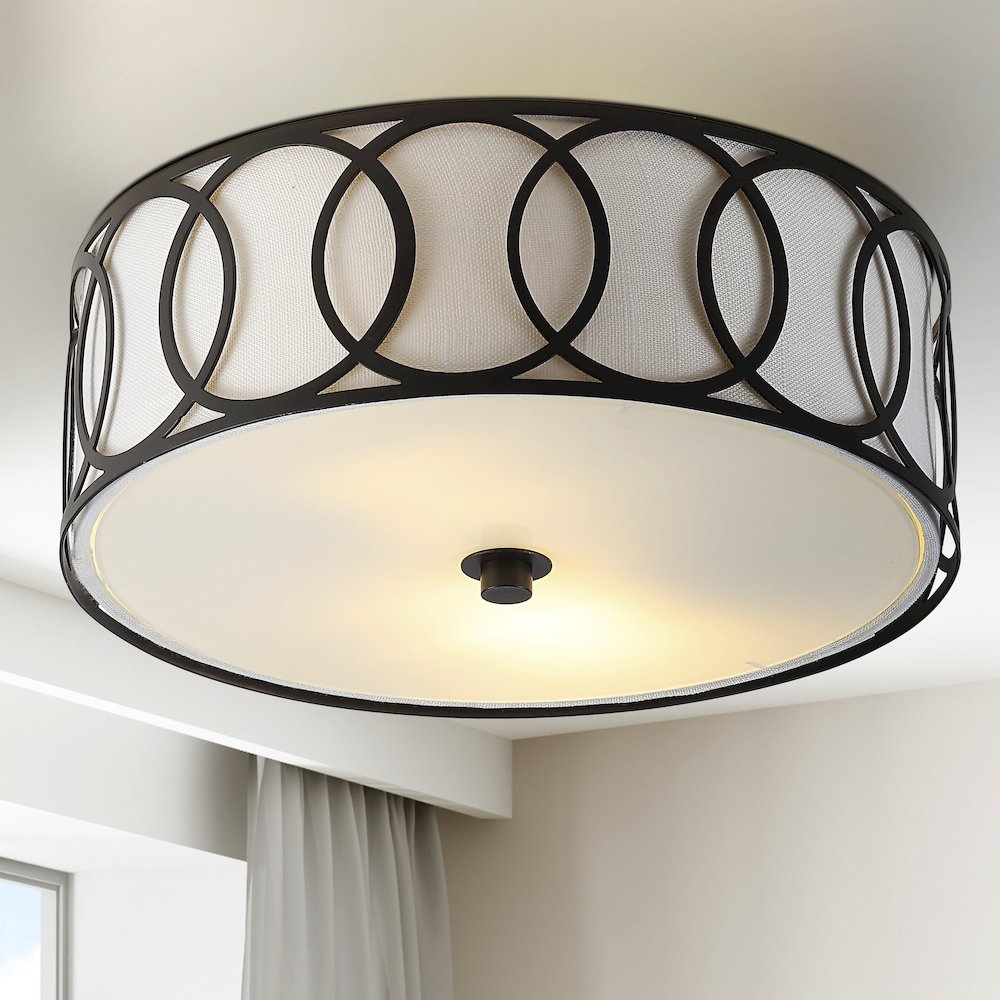 Aria Metal Led Flush Mount. Picture 9