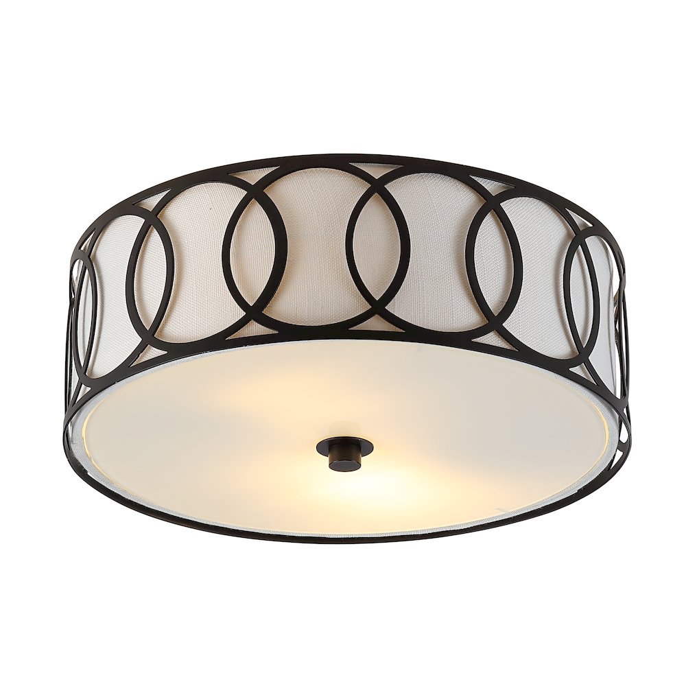 Aria Metal Led Flush Mount. Picture 1