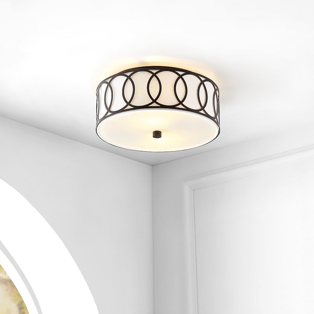 Aria Metal Led Flush Mount. Picture 6