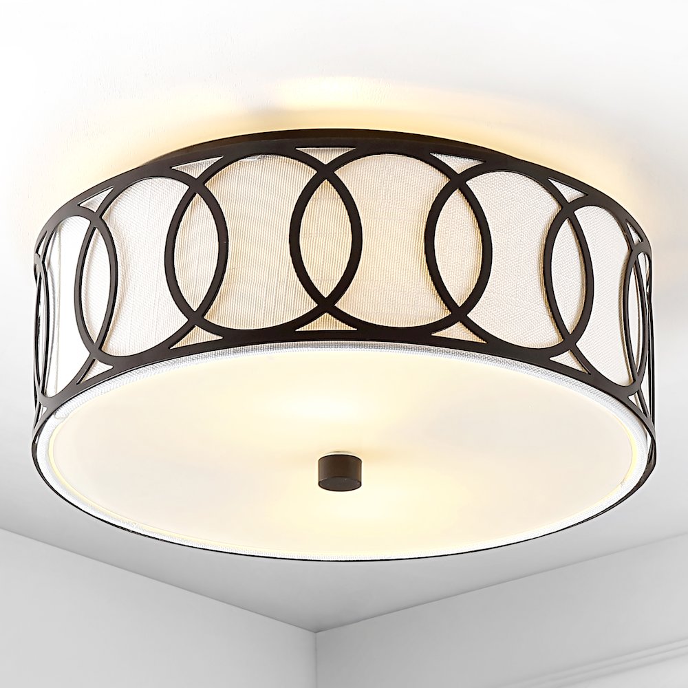 Aria Metal Led Flush Mount. Picture 4