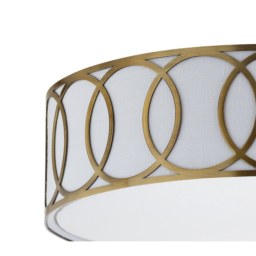 Aria Metal Led Flush Mount. Picture 3