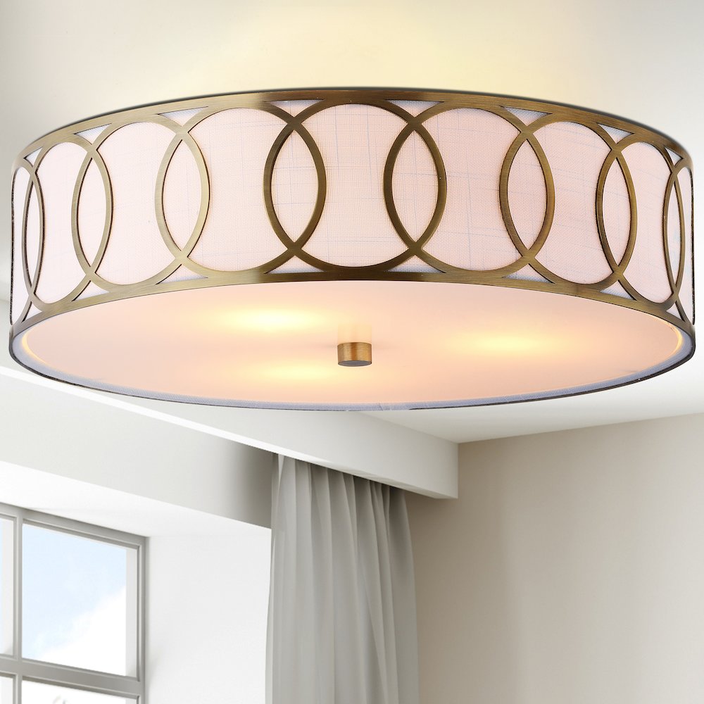 Aria Metal Led Flush Mount. Picture 9