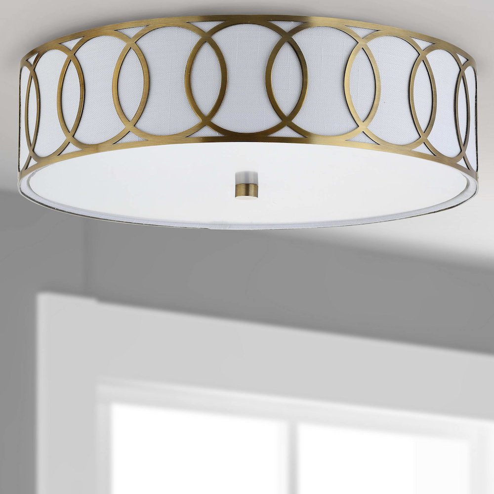 Aria Metal Led Flush Mount. Picture 5