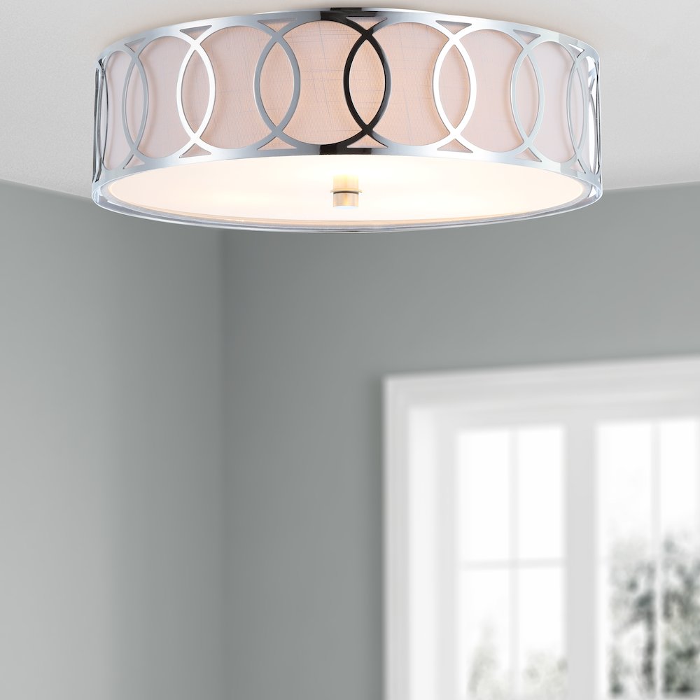 Aria Metal Led Flush Mount. Picture 6