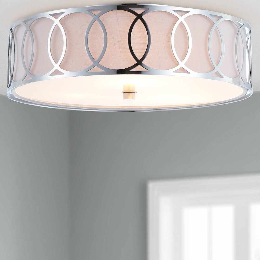 Aria Metal Led Flush Mount. Picture 4