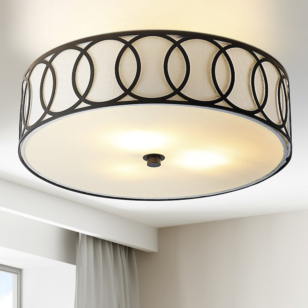 Aria Metal Led Flush Mount. Picture 9