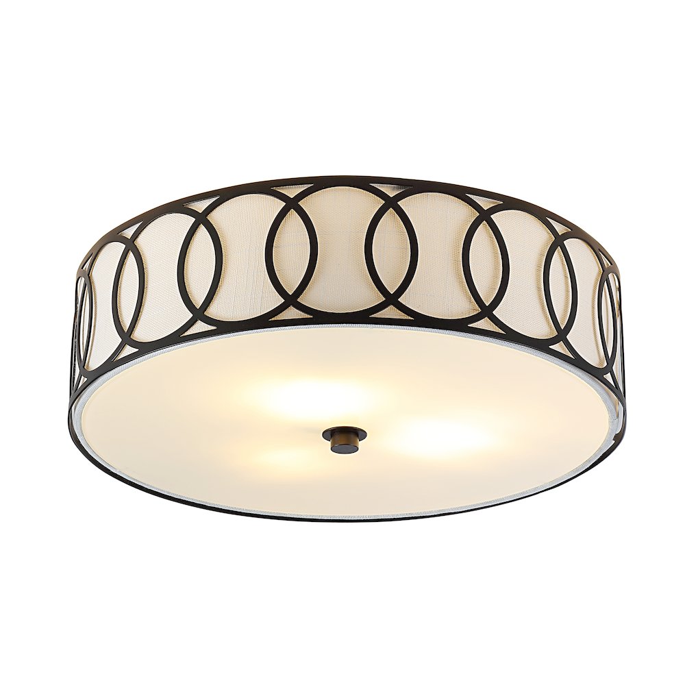 Aria Metal Led Flush Mount. Picture 1