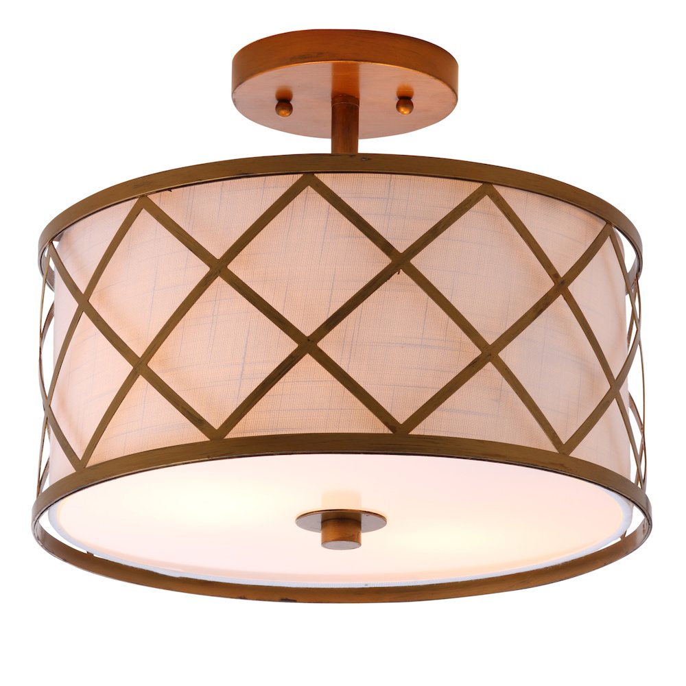 Elizabeth Metal Led Flush Mount. Picture 1