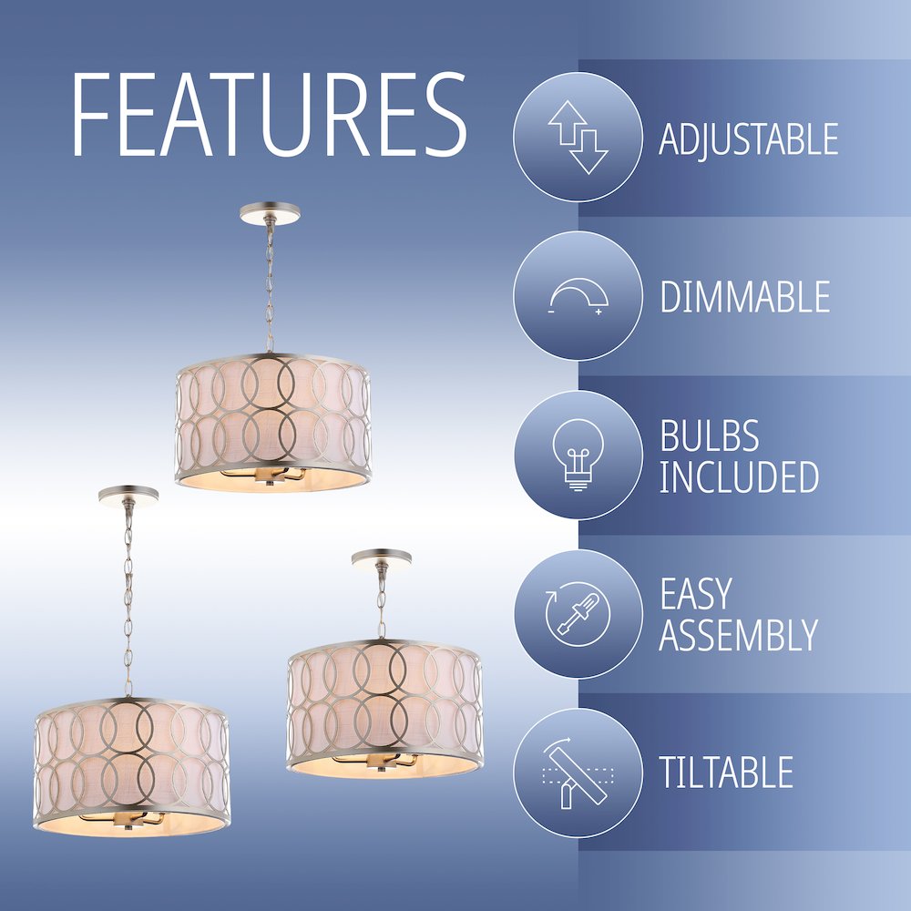 Mia Crystal/Metal Led Floor Lamp. Picture 10