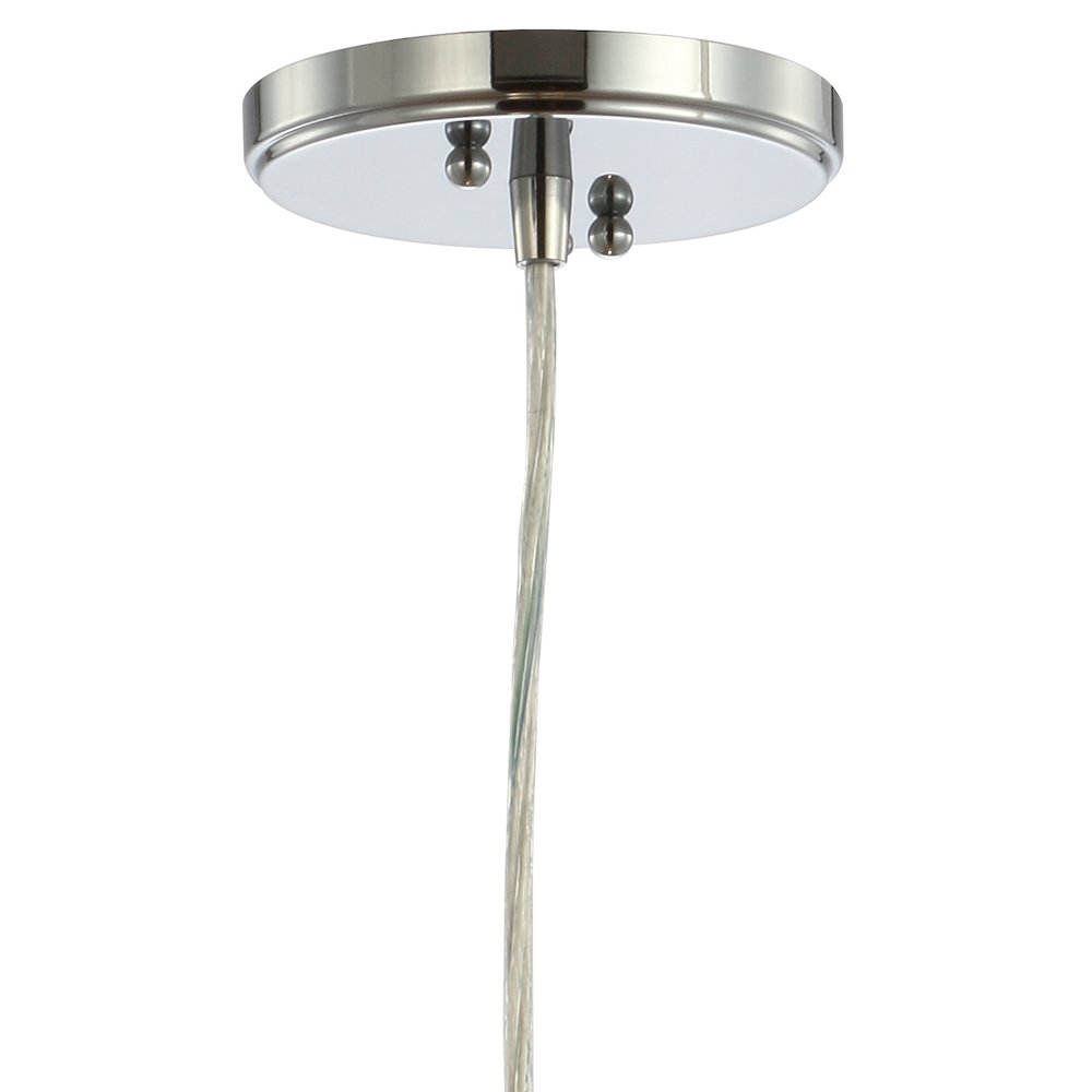 Wyatt Adjustable Drop Pharmacy Metal/Glass Led Pendant. Picture 4