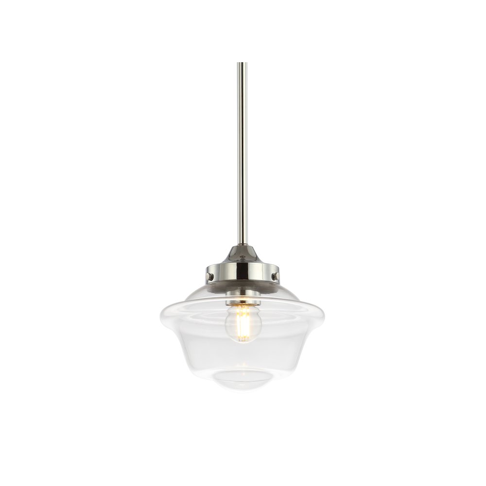 Kurtz Adjustable Drop Metal/Glass Led Pendant. Picture 10