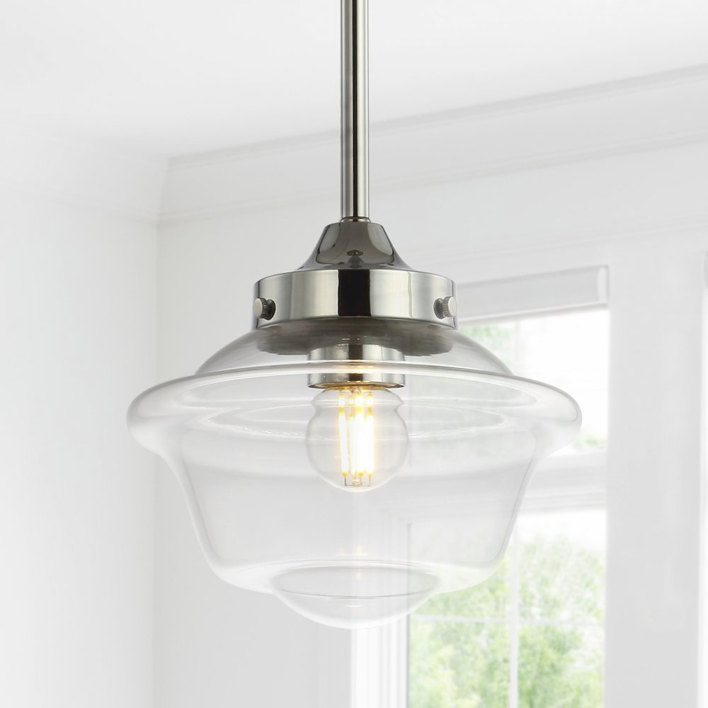 Kurtz Adjustable Drop Metal/Glass Led Pendant. Picture 12