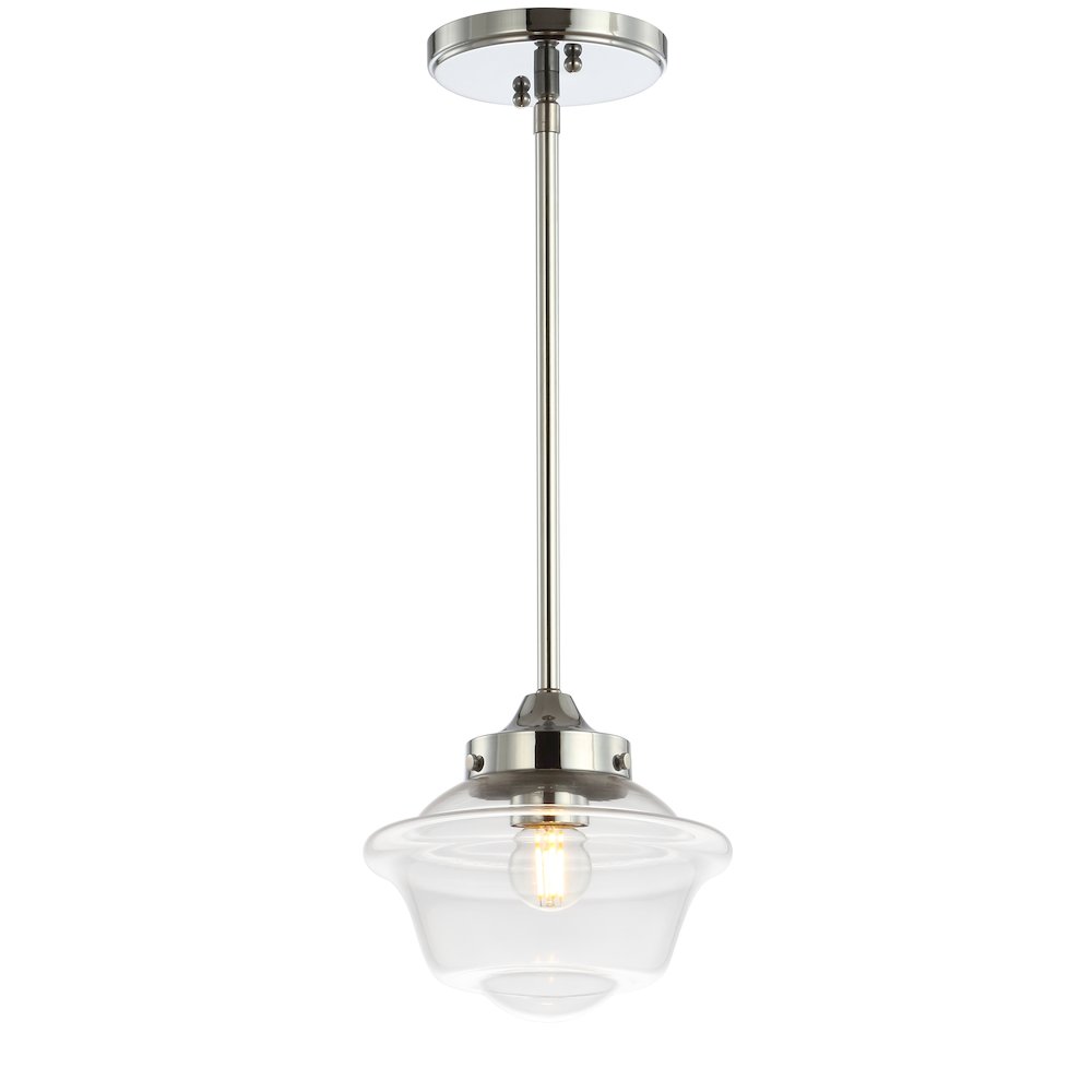Kurtz Adjustable Drop Metal/Glass Led Pendant. Picture 5