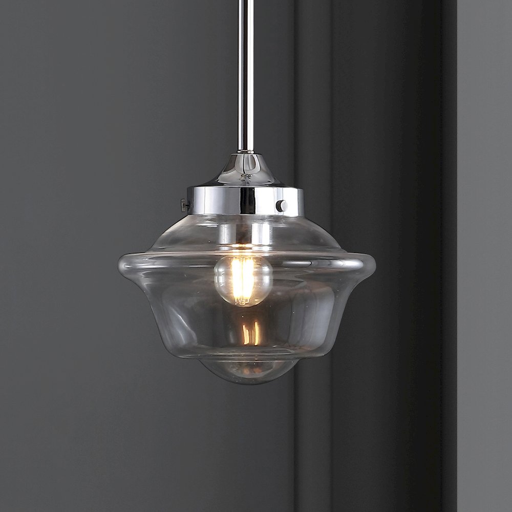 Kurtz Adjustable Drop Metal/Glass Led Pendant. Picture 6
