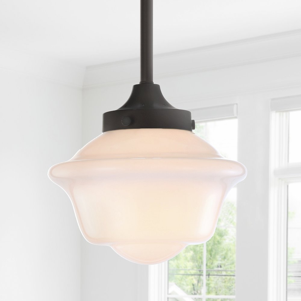 Kurtz Adjustable Drop Metal/Glass Led Pendant. Picture 12