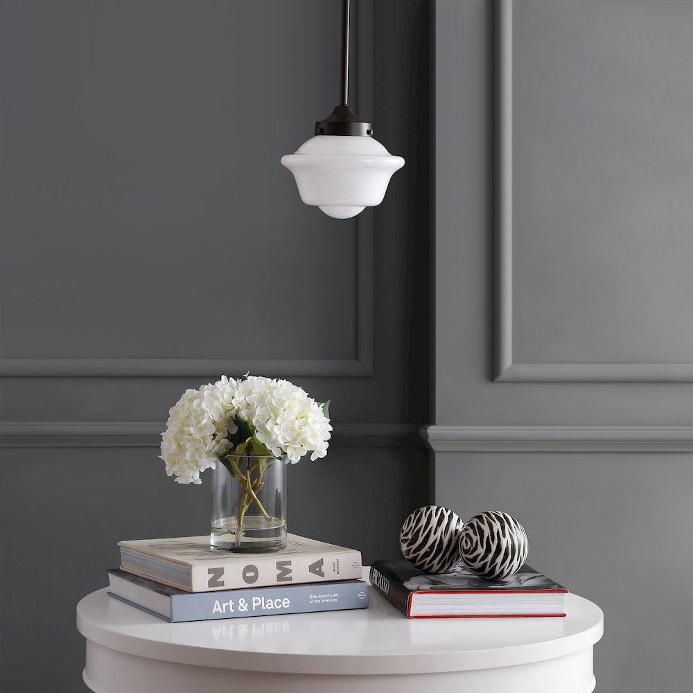 Kurtz Adjustable Drop Metal/Glass Led Pendant. Picture 9