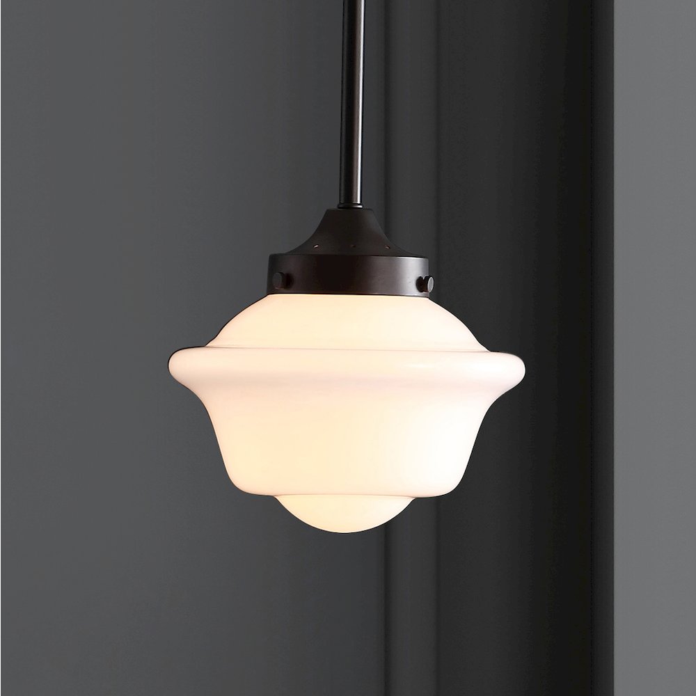 Kurtz Adjustable Drop Metal/Glass Led Pendant. Picture 6