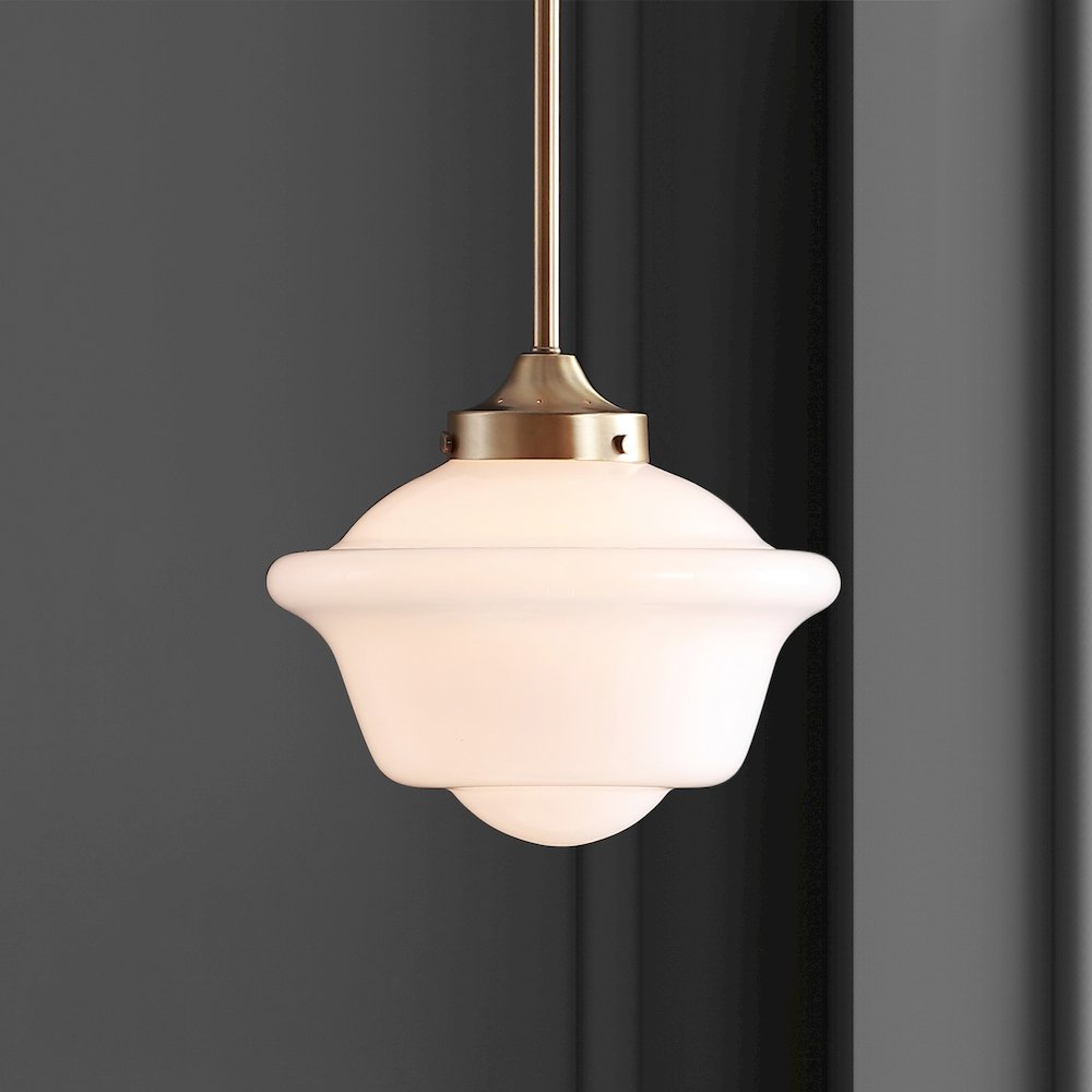 Kurtz Adjustable Drop Metal/Glass Led Pendant. Picture 6