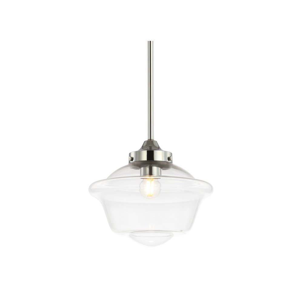 Kurtz Adjustable Drop Metal/Glass Led Pendant. Picture 10