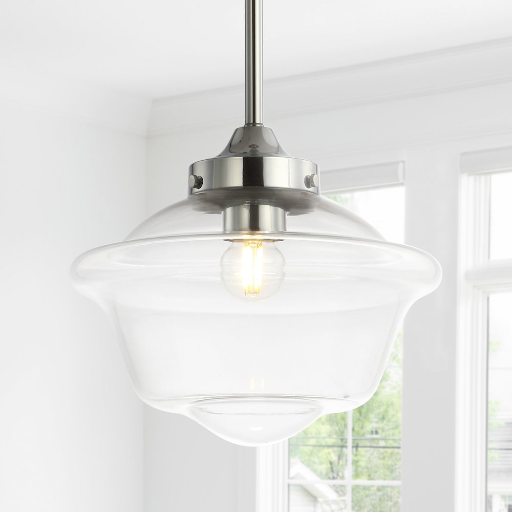 Kurtz Adjustable Drop Metal/Glass Led Pendant. Picture 12