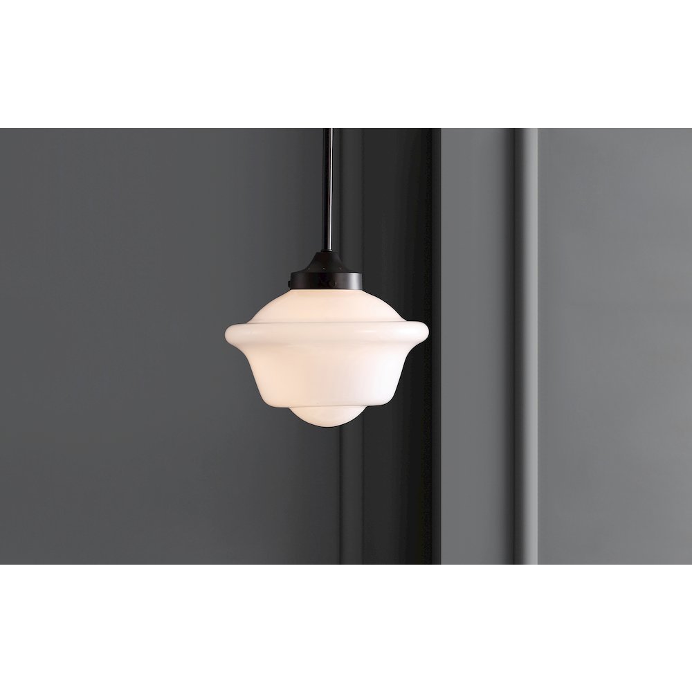 Kurtz Adjustable Drop Metal/Glass Led Pendant. Picture 9