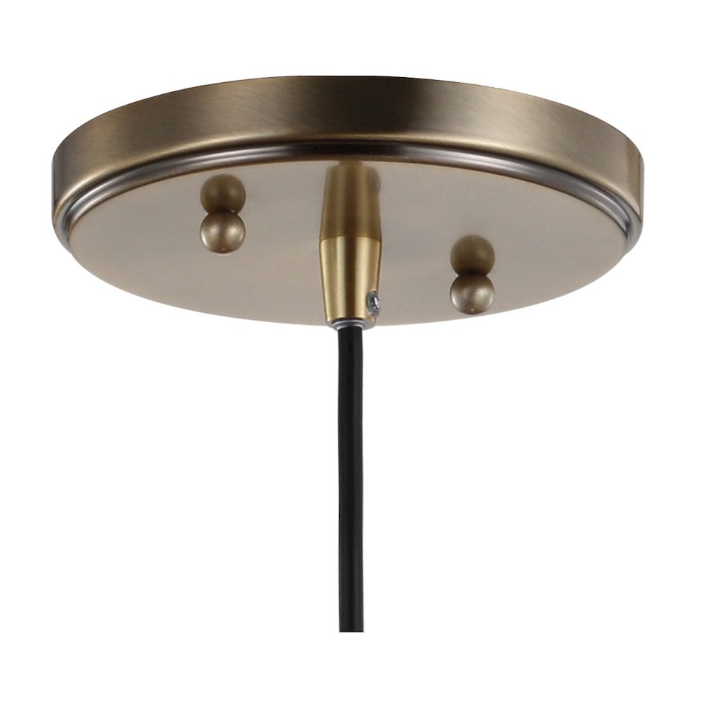 Cleo Adjustable Metal/Glass Led Pendant. Picture 4