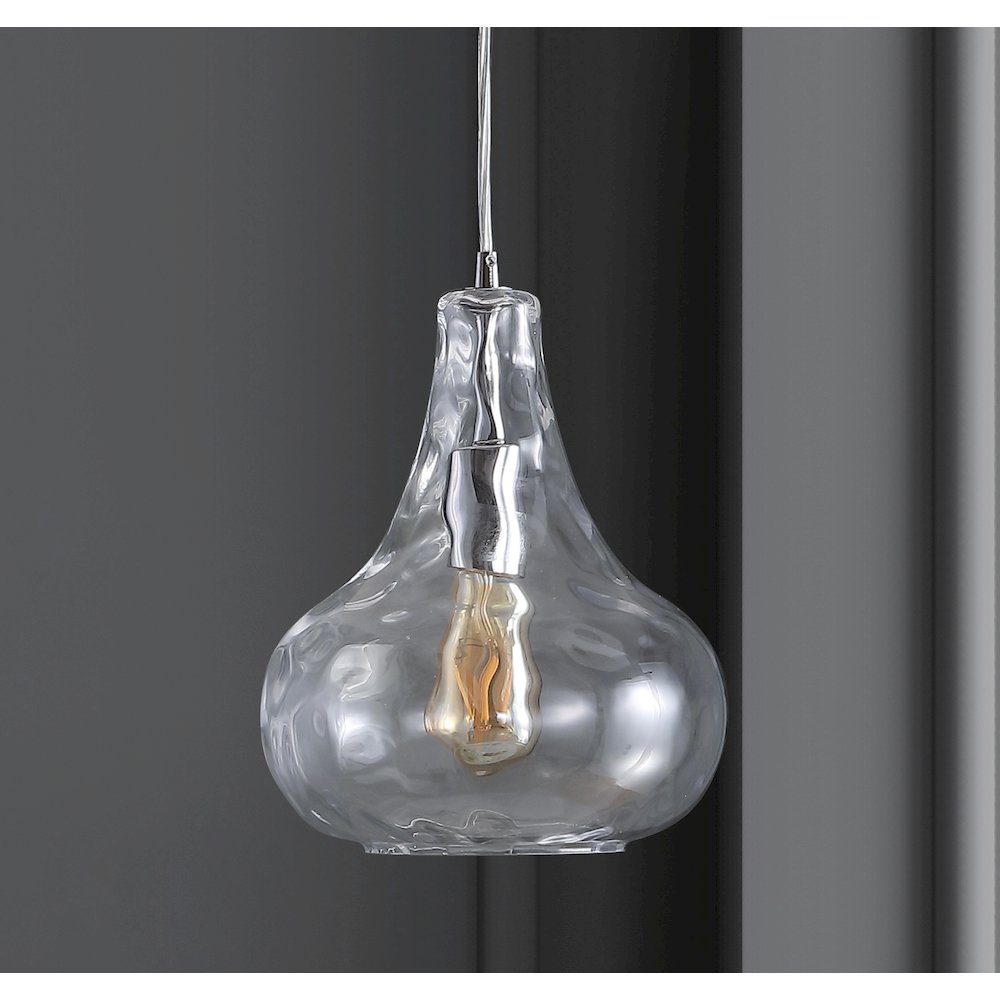 Ferano Adjustable Metal/Glass Led Pendant. Picture 6
