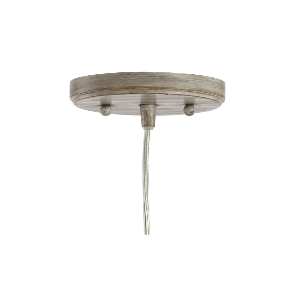 Fontaine Adjustable Greige Glass Led Pendant. Picture 4
