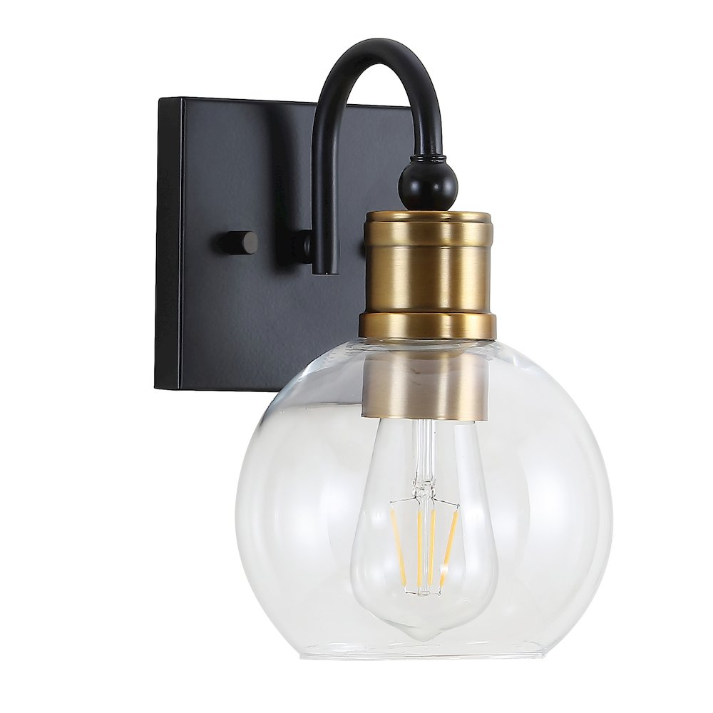Marais Iron/Glass Rustic Vintage Led Vanity Light. Picture 7