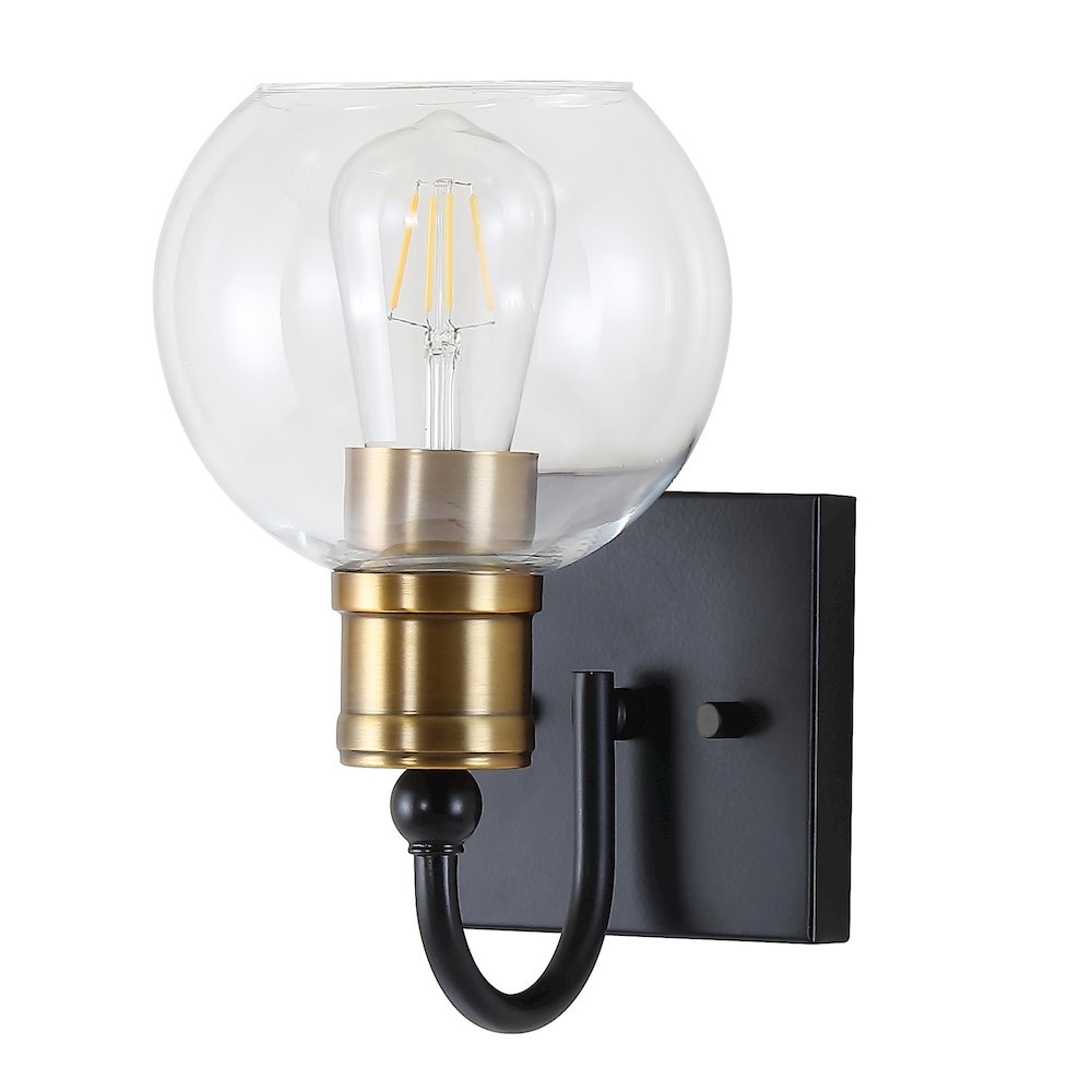 Marais Iron/Glass Rustic Vintage Led Vanity Light. Picture 8