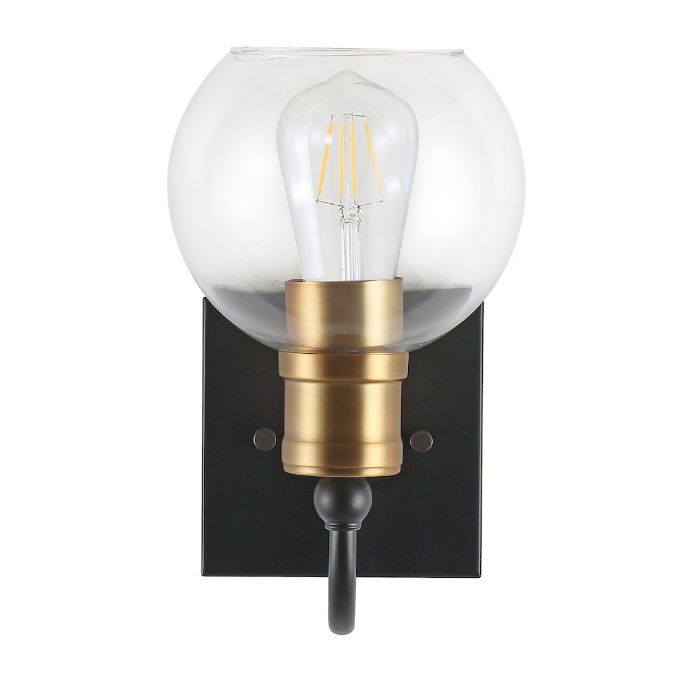 Marais Iron/Glass Rustic Vintage Led Vanity Light. Picture 10