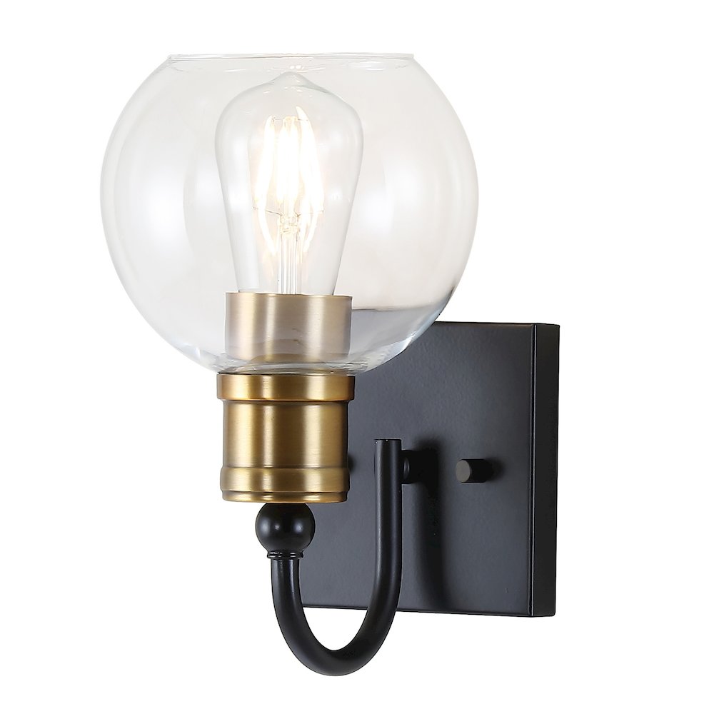 Marais Iron/Glass Rustic Vintage Led Vanity Light. Picture 6