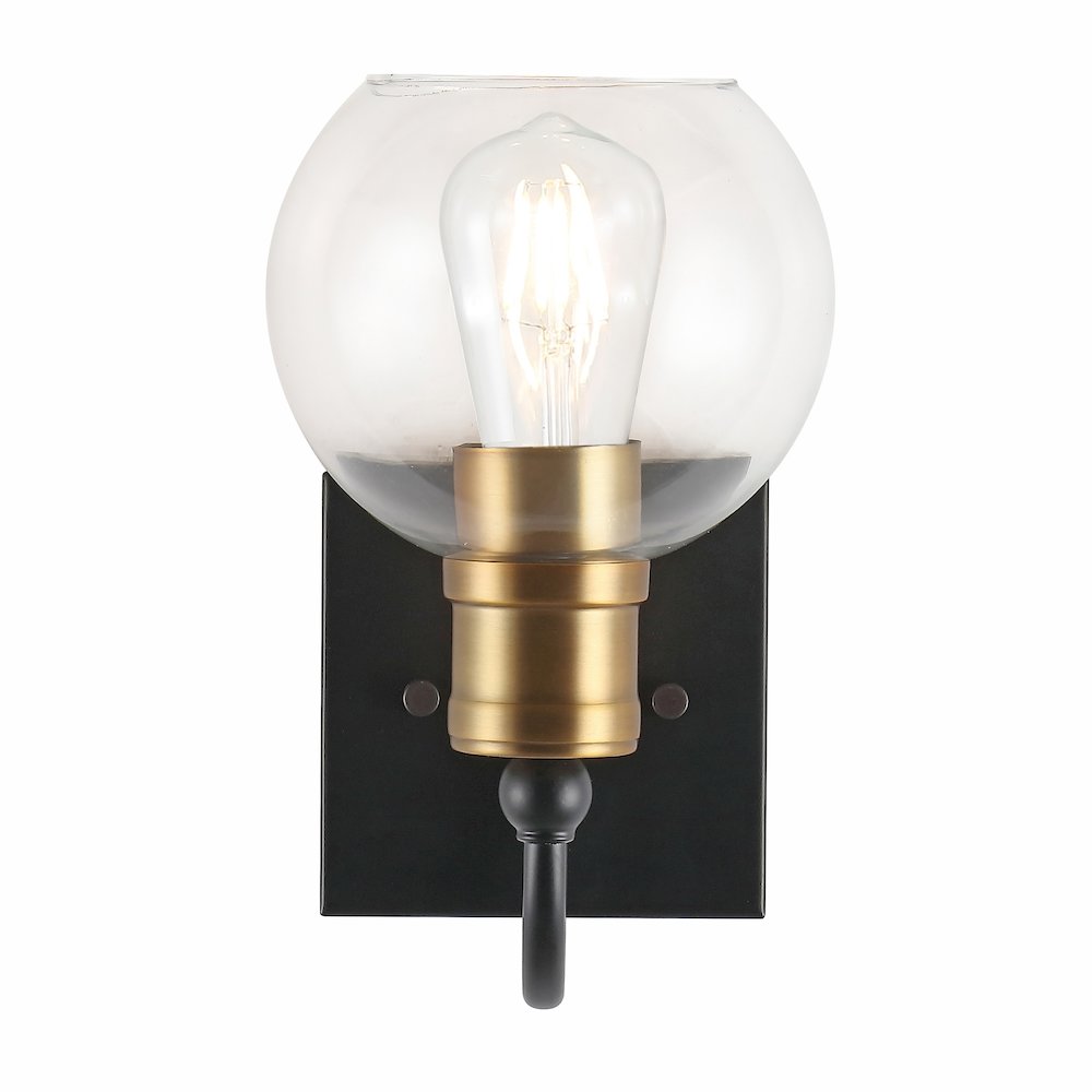 Marais Iron/Glass Rustic Vintage Led Vanity Light. Picture 9